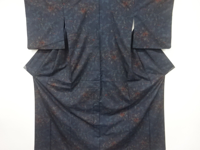JAPANESE KIMONO / DORO OSHIMA TSUMUGI (7 maruki)